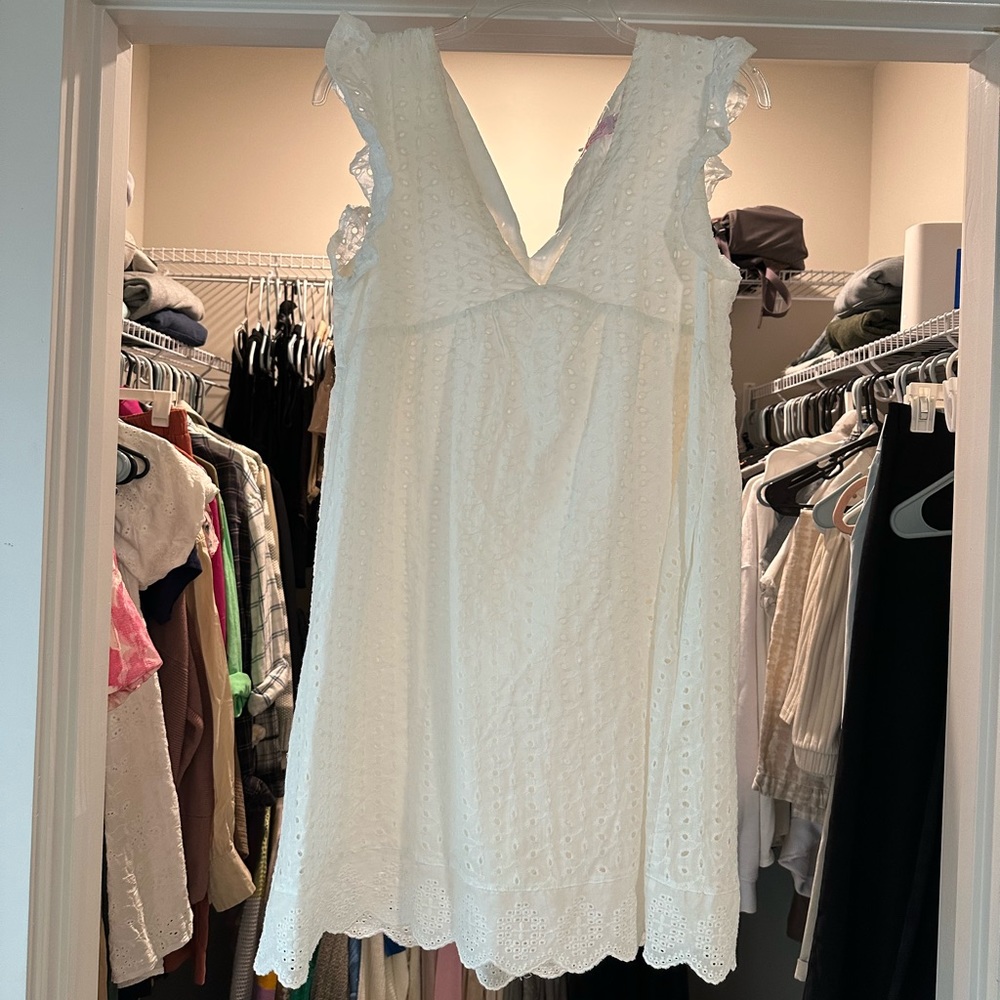 White sun dress